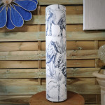 Lampe d’ambiance cylindrique – Imprimé paysage d’éléphants