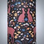 Lampe de chevet enfant – Imprimé rennes, lapins & forêt