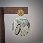 Paire de boucles d'oreilles, collection Eclat de Sauge