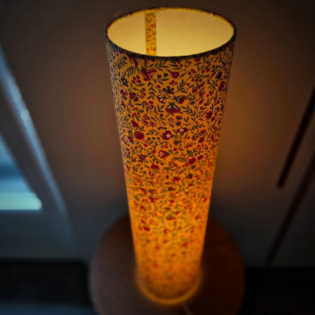 Lampe d'ambiance, imprimé fleuri provençal