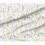 tissu fleuri style aquarelle
