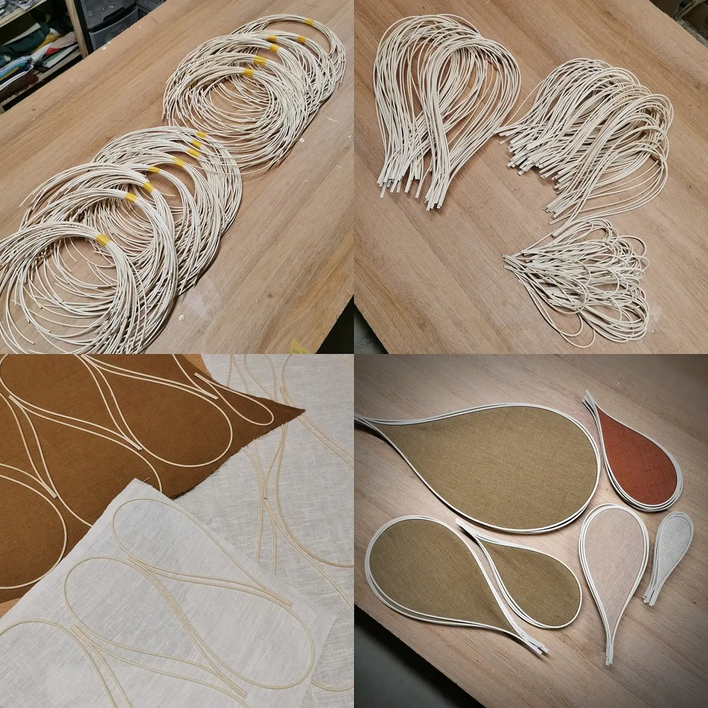 Différentes étapes de production
